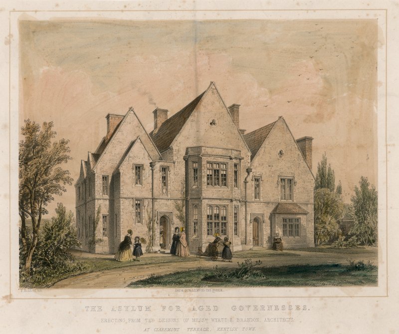 Das Asyl für alte Gouvernanten, Claremont Terrace, Kentish Town von English School