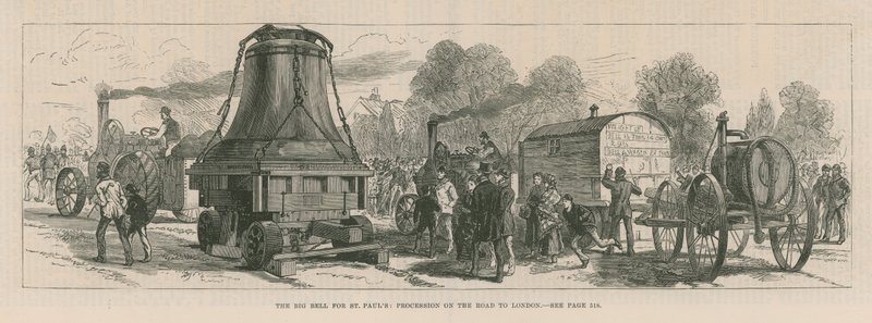 Die große Glocke für die St. Pauls Kathedrale von English School