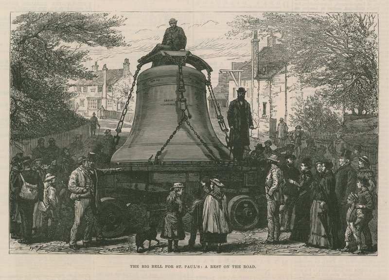 Die große Glocke für die St. Pauls Kathedrale von English School