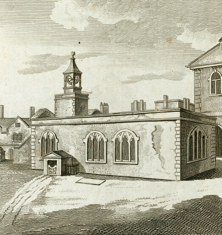 Die Kapelle im Tower of London von English School