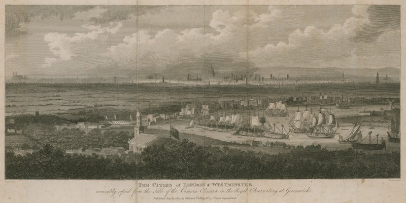 Die Städte London und Westminster von English School