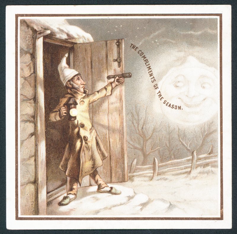 Die Grüße der Saison - Weihnachtskarte von English School