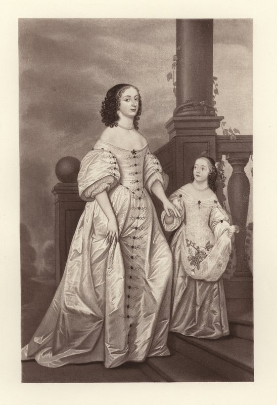 Die Kurfürstin Sophia und ihre Tochter Sophia Charlotte, Königin von Preußen von English School
