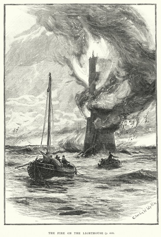 Das Feuer auf dem Leuchtturm von English School