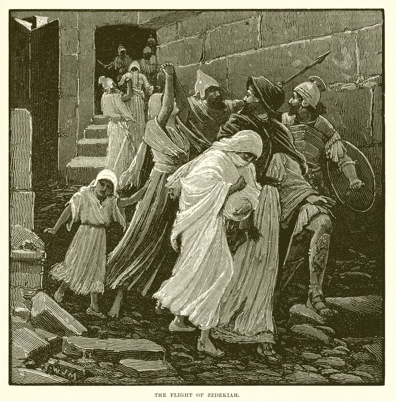 Die Flucht von Zedekia von English School