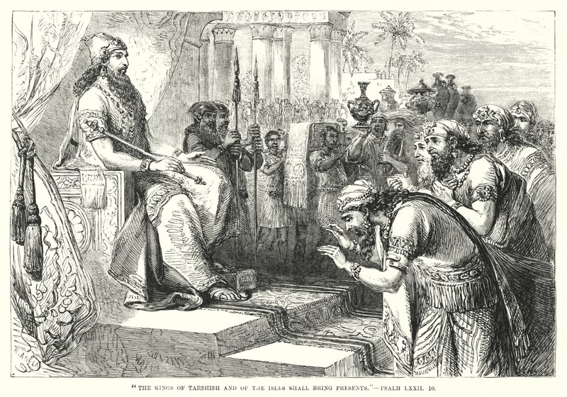Die Könige von Tarsis und der Inseln werden Geschenke bringen, Psalm LXXII von English School
