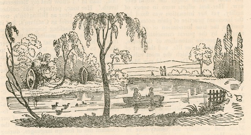Der See am Hornsey Wood House, London von English School