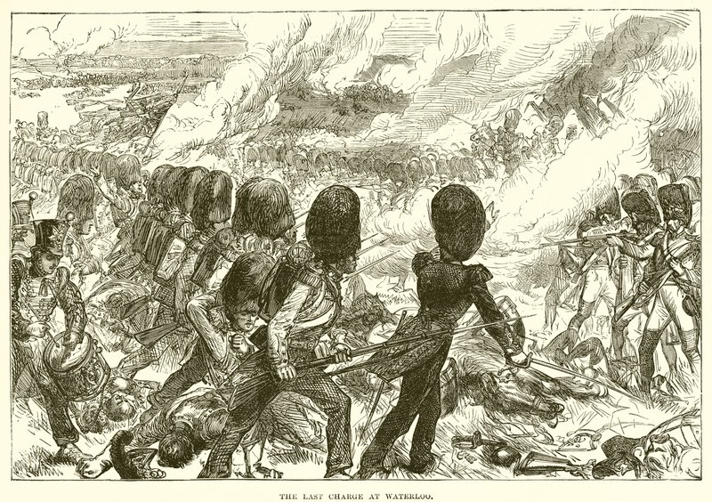 Der letzte Angriff bei Waterloo von English School