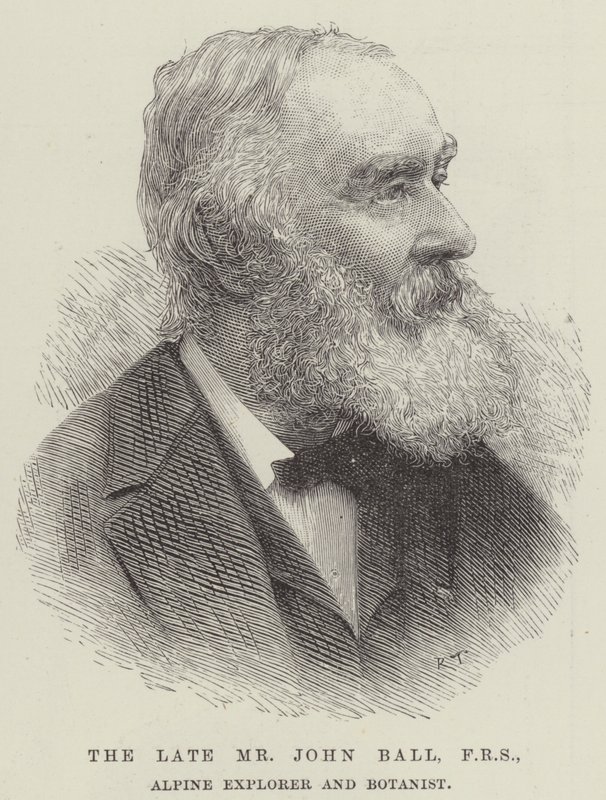 Der verstorbene Mr. John Ball, FRS, Alpenforscher und Botaniker von English School