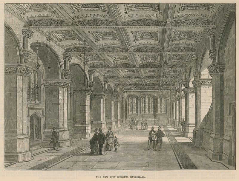 Das neue Stadtmuseum, Guildhall, London von English School