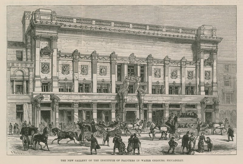 Die neue Galerie des Instituts der Aquarellmaler von English School