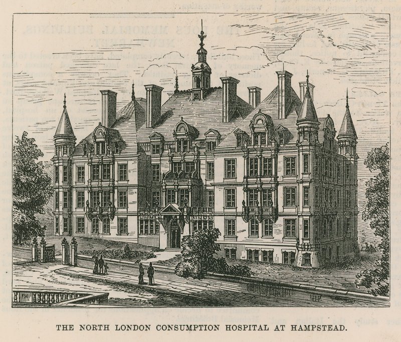 Das Nord-London Consumption Hospital in Hampstead von English School