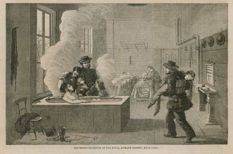 Das Empfangshaus der Royal Humane Society von English School