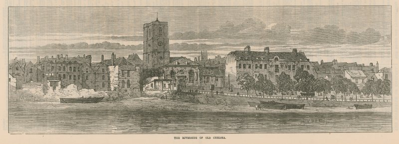 Das Flussufer des alten Chelsea von English School