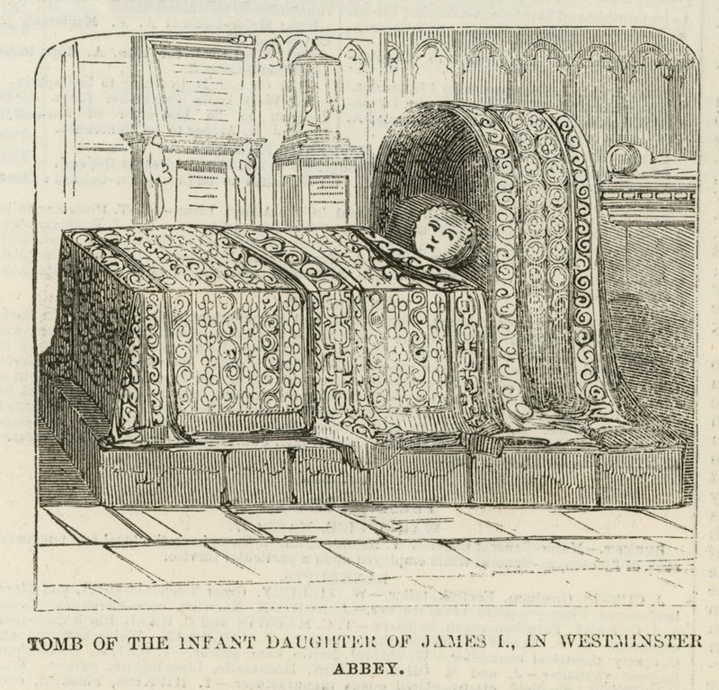 Das Grab der Tochter von James I von English School