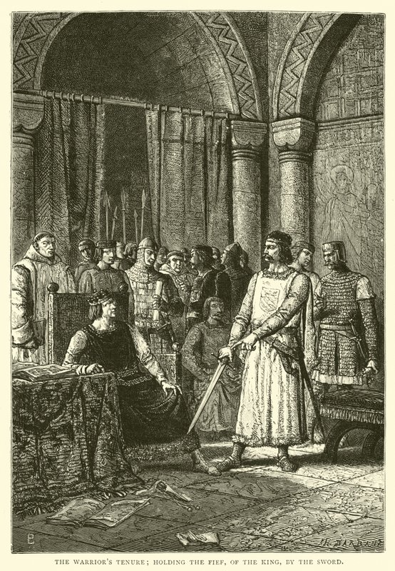 Das Kriegerlehen; das Lehen des Königs durch das Schwert halten von English School