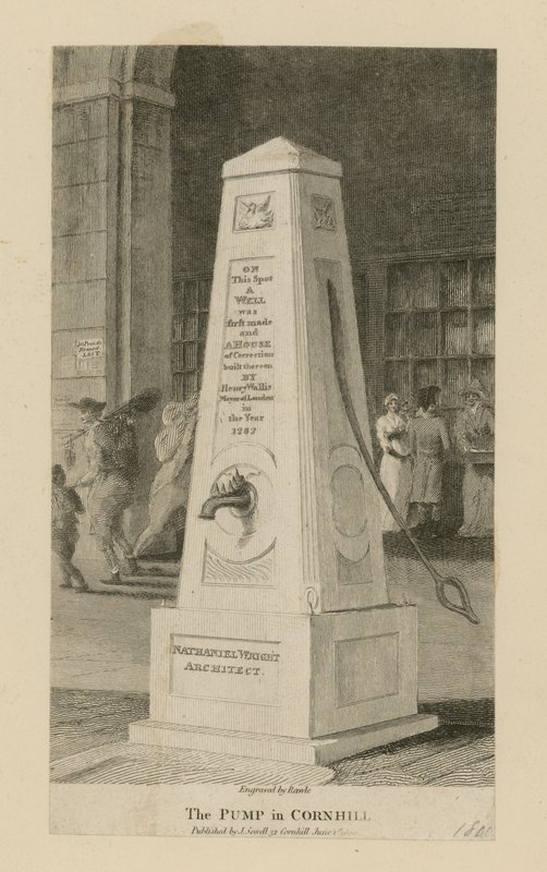 Die Wasserpumpe in Cornhill von English School
