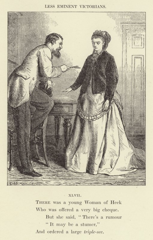 Es war eine junge Frau aus Heck (Gravur) von English School