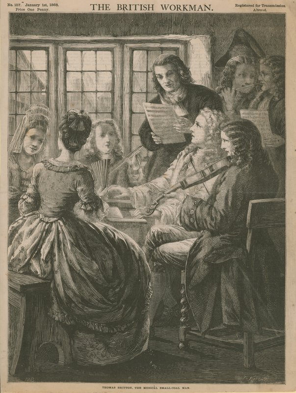 Thomas Britton, der musikalische Kohlenhändler von English School