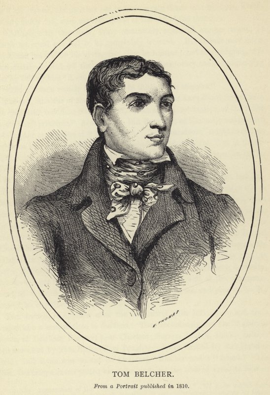 Tom Belcher, nach einem Porträt veröffentlicht 1810 von English School