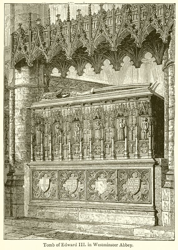 Grabmal von Edward III. in der Westminster Abbey von English School