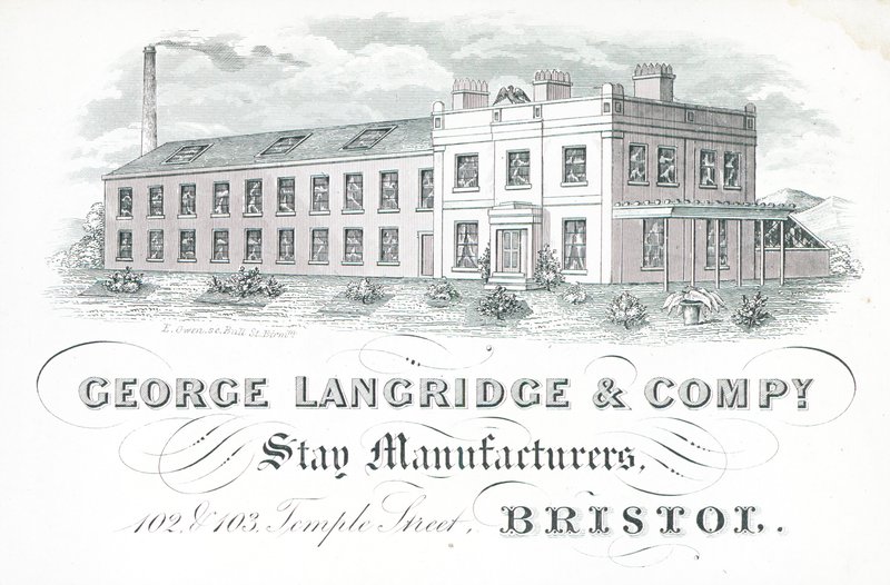 Handelskarte, George Langridge & Company von English School