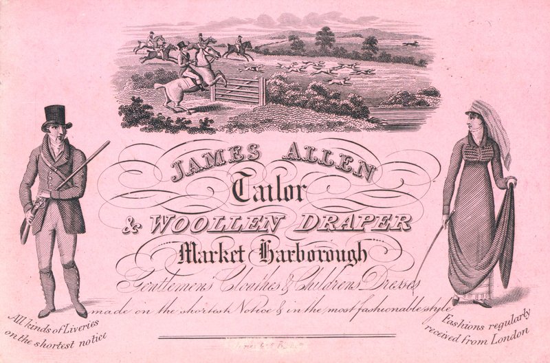 Handelskarte, James Allen von English School