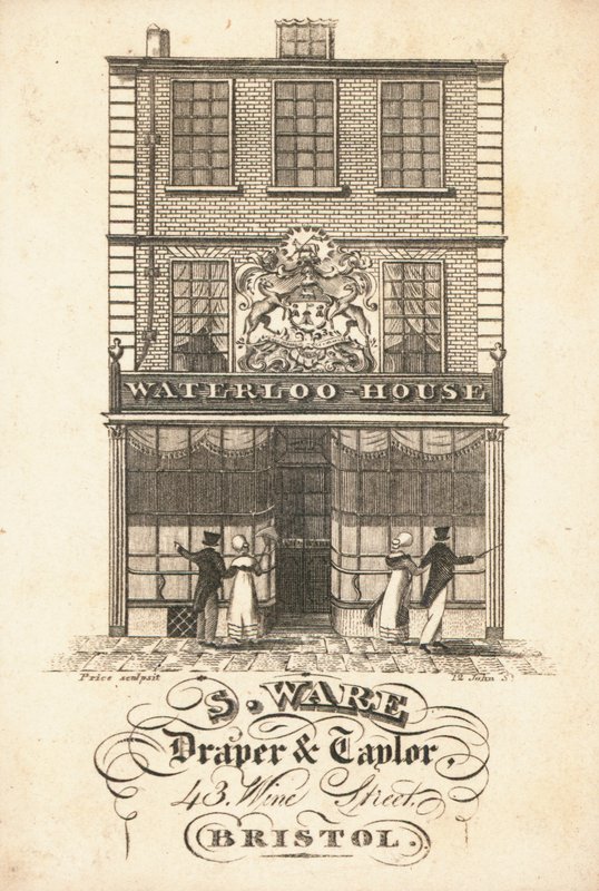 Handelskarte, S Ware von English School