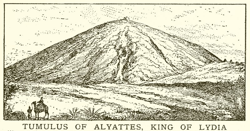 Tumulus von Alyattes, König von Lydien von English School