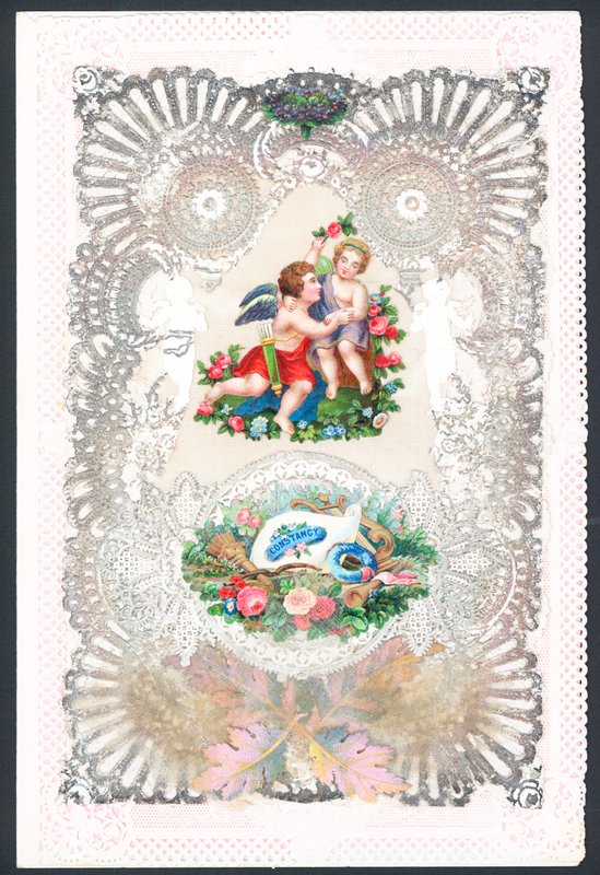 Valentinstags-Grußkarte mit Amor von English School
