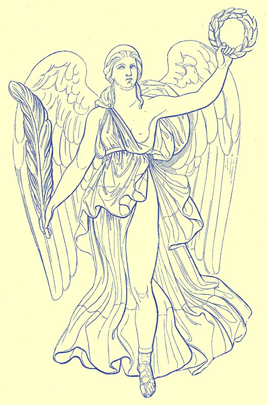 Sieg, Münchener Sammlung, Illustration für Historischer Schmuck von James Ward, 1897 von English School