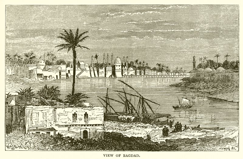 Ansicht von Bagdad von English School