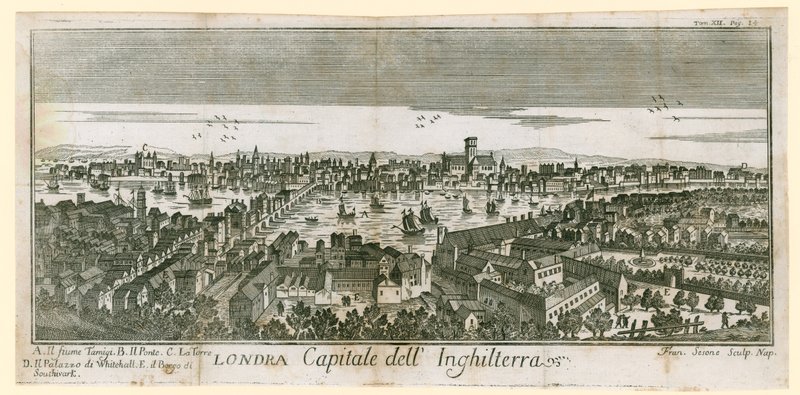 Ansicht von London von English School