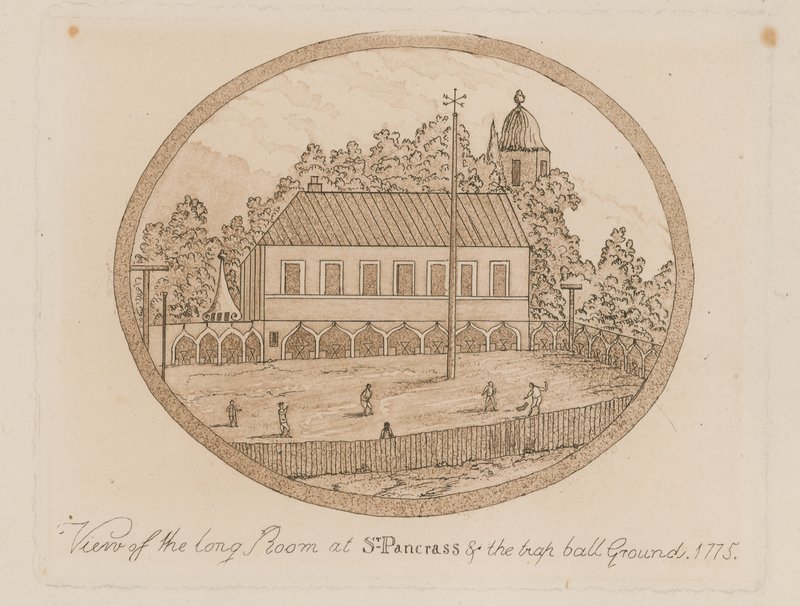 Ansicht des langen Raums in St Pancras von English School