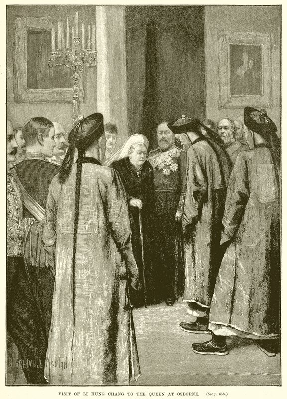 Besuch von Li Hung Chang bei der Königin in Osborne von English School