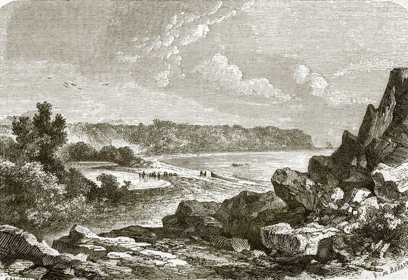 Tränkeplatz, Charles Island von English School