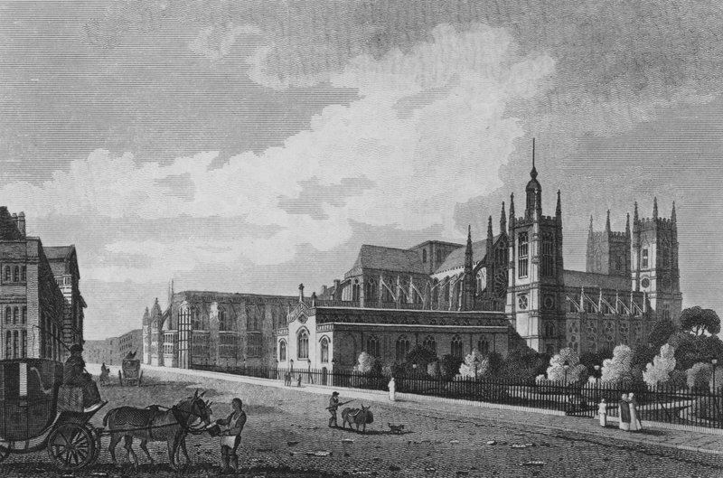 Westminster Abbey, mit den neuen Verbesserungen von English School