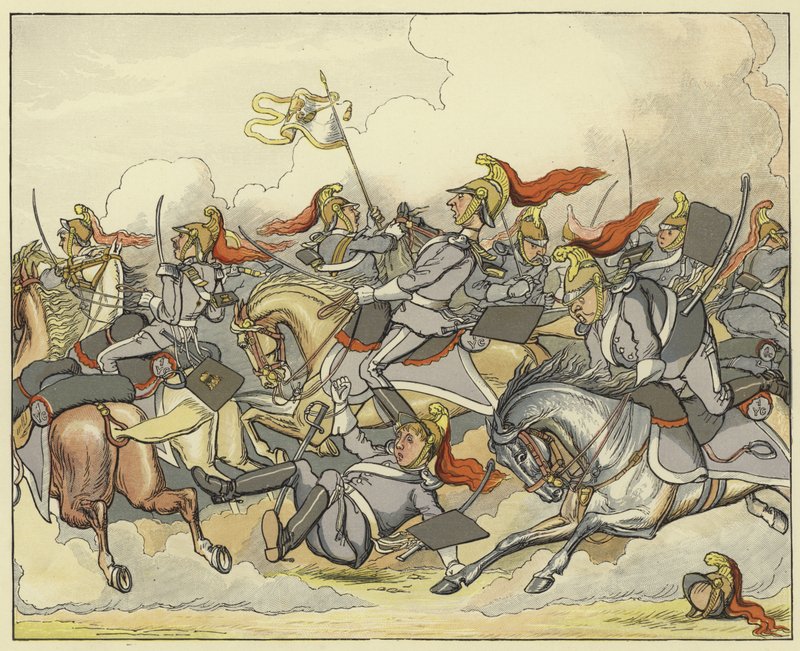 Wo jedes Pferd seinen befehlenden Zügel trägt und seinen Kurs nach Belieben lenken kann. Richard III, Akt II, Szene 2 von English School