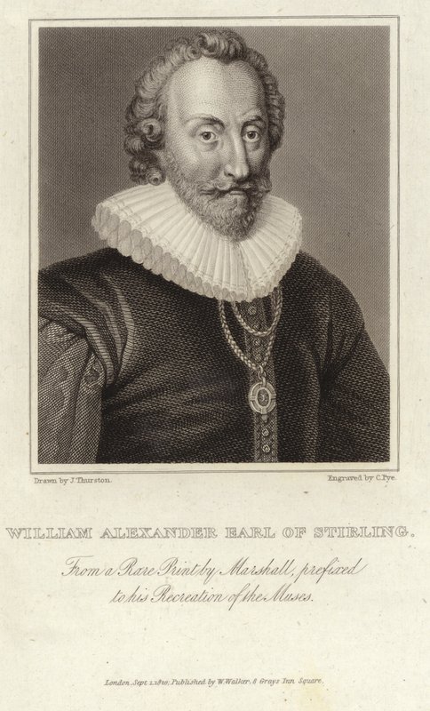 William Alexander, 1. Earl of Stirling (ca. 1570 - 12. September 1640) von English School