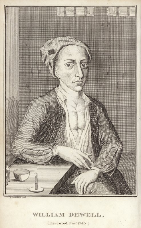 William Dewell, hingerichtet im November 1740 von English School