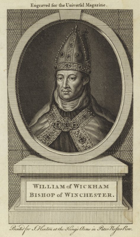 William von Wickham, Bischof von Winchester von English School