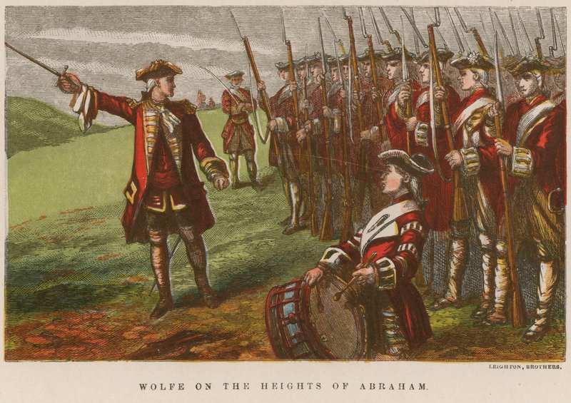 Wolfe auf den Höhen von Abraham von English School
