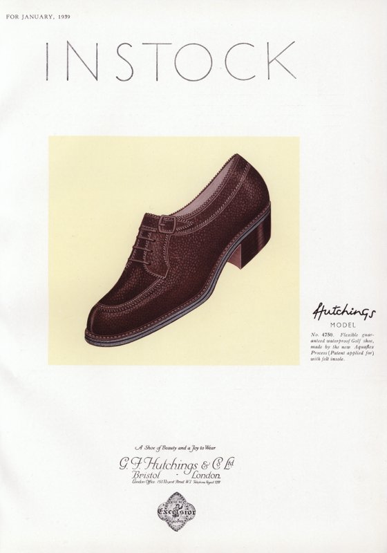 Damenschuhwerbung, 1930er Jahre von English School