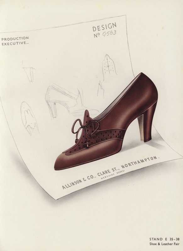 Damenschuhwerbung, 1930er Jahre von English School