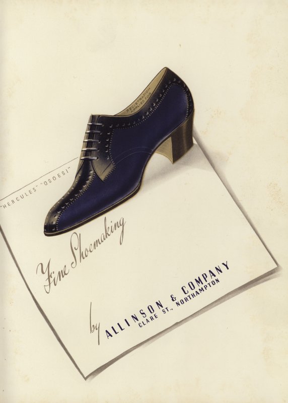 Werbung für Damenschuhe, 1930er von English School
