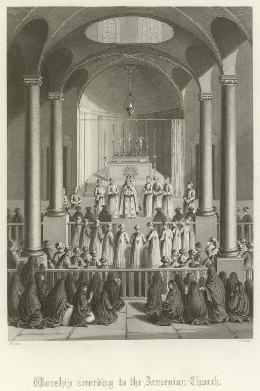 Gottesdienst nach der armenischen Kirche von English School