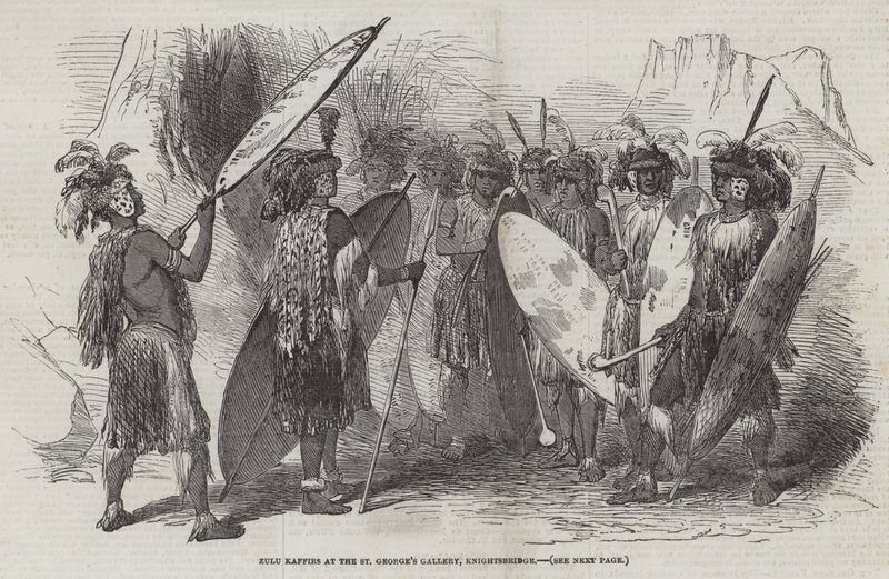 Zulu Kaffern in der St George
