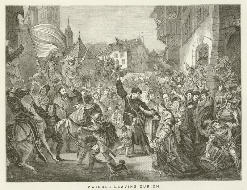 Zwingli verlässt Zürich von English School