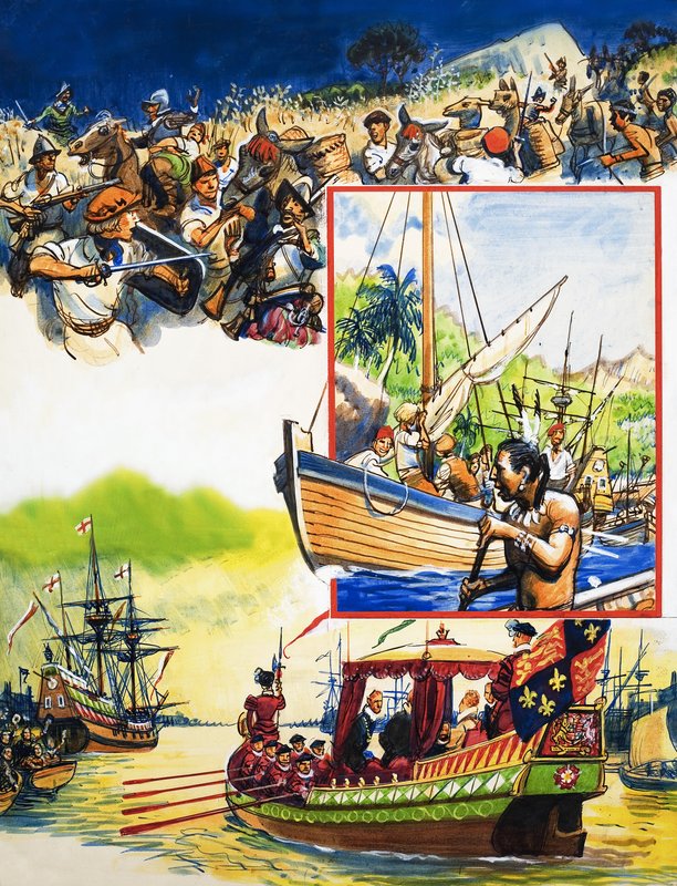 Sammelalbum des britischen Seemanns: Drakes Reisen von Eric Parker