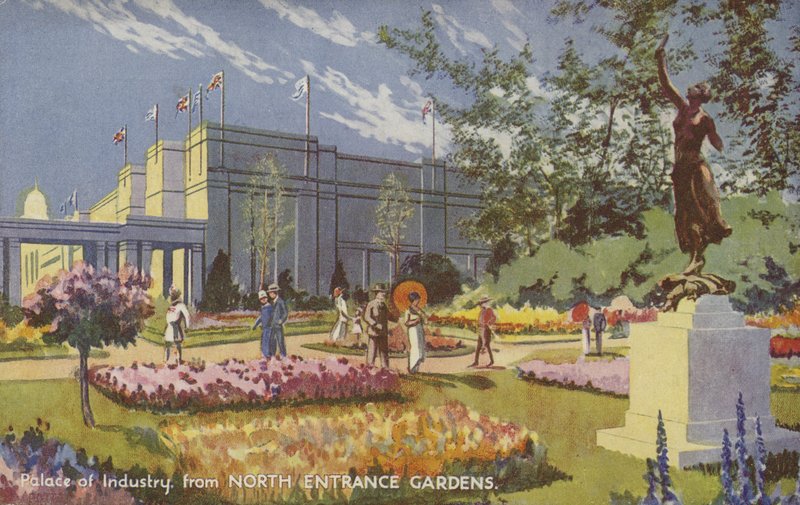 Palast der Industrie, British Empire Exhibition, Wembley, 1924 von Ernest Coffin